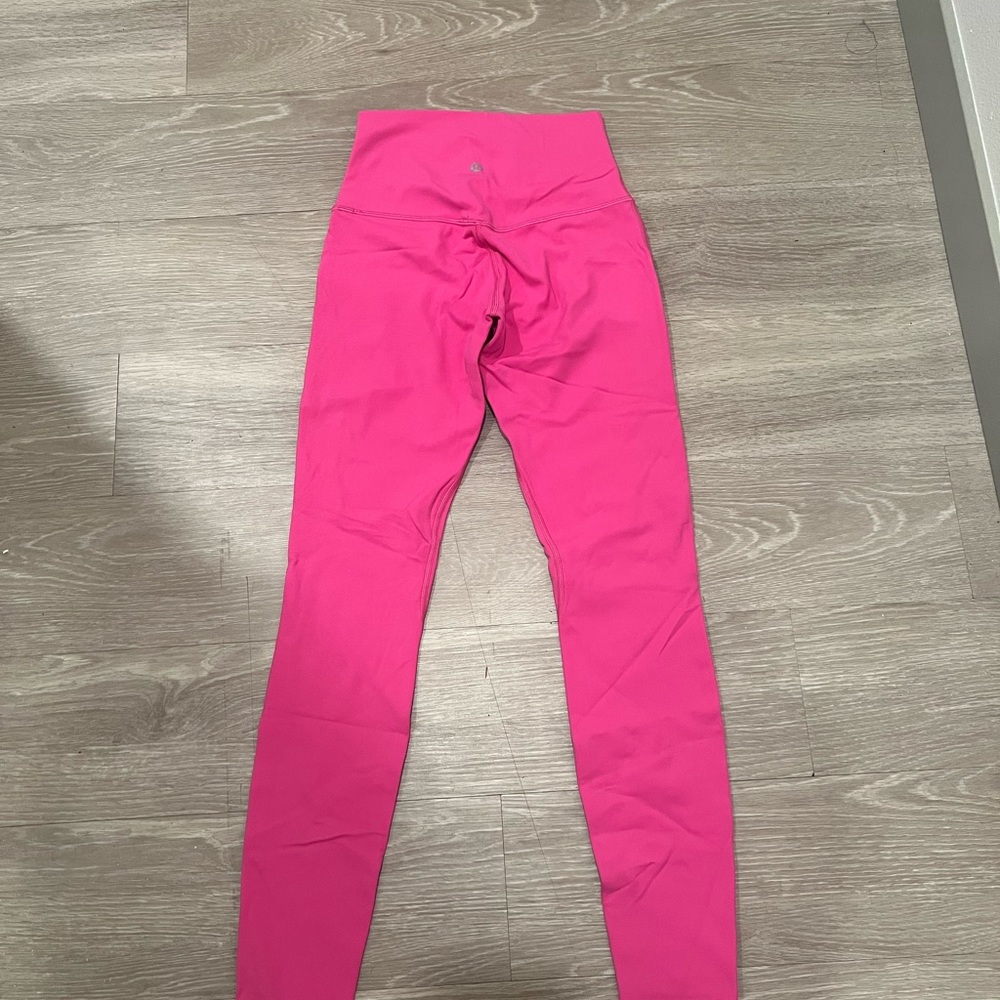 lululemon Align™ High-Rise Pant 25" - size 6 Sonic Pink LIKE NEW